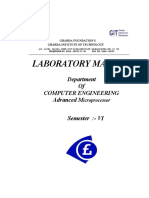 Laboratory Manual: Department of Computer Engineering Advanced M Semester:-VI