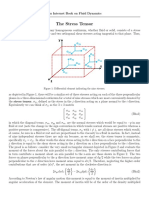 The Stress Tensor: An Internet Book On Fluid Dynamics