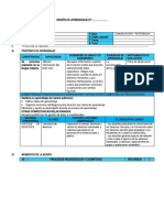 Sesion de Aprendizaje - Secundaria