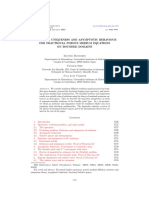 Existence, Uniqueness and Asymptotic Behaviour For Fractional Porous Medium Equations On Bounded Domains