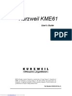 Kurzweil KME61: User's Guide