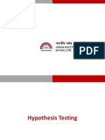 Hypothesis Testing Sept 2016