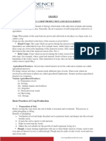 Notes Crop Production and Management PDF