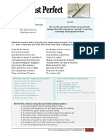 The Form Usage: Match The Sentence Halves Using The Past Simple and Past Perfect. Use WHEN or AFTER