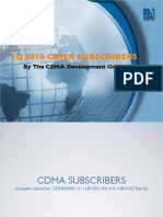 1Q 2010 Cdma Subscribers: by The CDMA Development Group