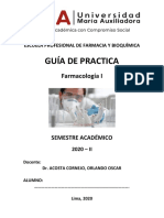 Guía de Practica No 5 - Vías de Administracion y Efecto