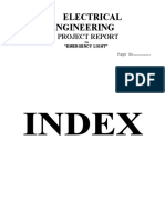 Electrical Engineering: Project Report