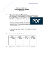 Fişă-De-Lucru Formarea Popoarelor Europene PDF