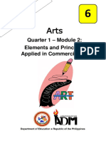 Arts6 Q1 Mod2 ElementsAndPrinciplesAppliedInCommercialArt Version3 PDF