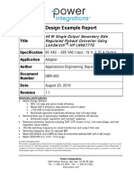 Design Example Report: 45 W Single Output Secondary Side Regulated Flyback Converter Using Linksw Itch - HP Lnk6777E