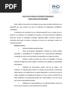 Solicitud de Permiso de Residente Permanente Como Casado Con Panameño