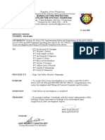 OJT Mission Order Certification Documentation