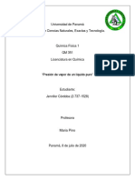 Presión de Vapor de Un Líquido Puro PDF