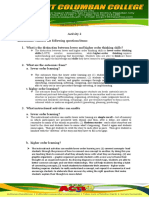 Ooo-Graduate School: Skills (Lots) Involve Memorization, While Higher-Order Thinking Requires