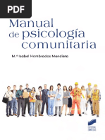 Hombrados Mendieta Manual de Psicologia Comunitaria PDF