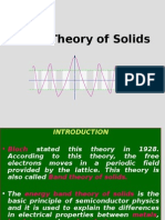 6 Band Theory of Solids