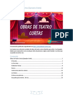 Obras de Teatro Cortas (Ejemplos Gratis)