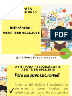 NBR - 6023 - Referências (Explicação)