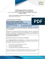 Guia de Actividades y Rúbrica de Evaluación - Tarea 1 - Reconocimiento de Curso