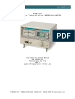 AVM-2000 High Sensitivity Analog DC Voltmeter/Nullmeter: Instruction and Service Manual