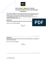 KS5 "Full Coverage": Algebraic Fractions (Adding/Subtracting, Partial Fractions and Improper Fractions)