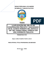 La Conspiración en El Código Penal Peruano