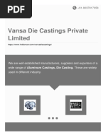 Vansa Die Castings Private Limited