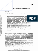 Applied Aspects of Zeolite Adsorbents