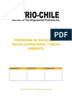 Programa de Sso & Ma Trio-Chile