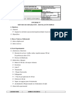 Técnicas de Laboratorio - Destilación Simple