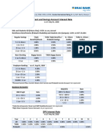 Brac Bank Deposit Interest Rate