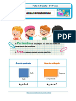 Áreas e Perímetros 3º 4º Anos