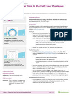 Telling The Time To The Half Hour Analogue Clock Starter Sheet - 21411