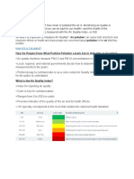 How Do People Know What Particle Pollution Levels Are in Their City or Country?