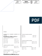 Tarea Ecuaciones 1 - 4°p