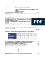 Chemistry Take-Home Test-Set A, 2020. Answer All Questions. Q. 1 Solid Sodium Carbonate Reacts With Aqueous Hydrochloric Acid To Form Aqueous Sodium