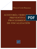 Auditoria Tributaria Preventiva y Procedimiento de Fiscalización PDF