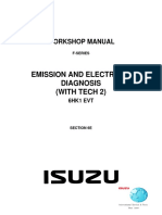 Emission and Electrical Diagnosis (With Tech 2) : Workshop Manual