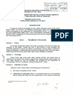 .Lto R C: Implementing Rules and Regulation