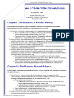 Kuhn's Structure of Scientific Revolutions - Outline