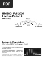 BMB801 Fall 2020 Lecture Period 4: DNA Topology