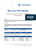 Mars AX3 FPGA Module: Reference Design For Mars EB1 Base Board User Manual