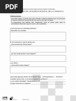 Cuestionario Analisis Funcional de La Conducta PDF