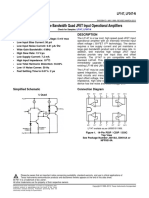 LF147/LF347 Wide Bandwidth Quad JFET Input Operational Amplifiers