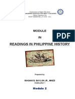 Readings in Philippine History: Instructor I