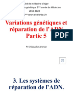 10 (5) - Variations Génétiques Et Réparation de l'ADN 5