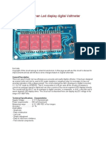 7-Segmen Led Display Digital Voltmeter