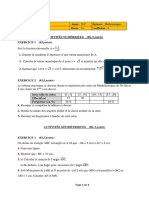 Cameroun 2017 BEPC Maths