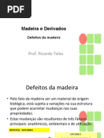 Aula 5 - Madeira e Derivados - Defeitos Da Madeira PDF