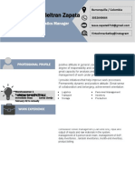 EVIDENCIA #3 Curriculum Vitae